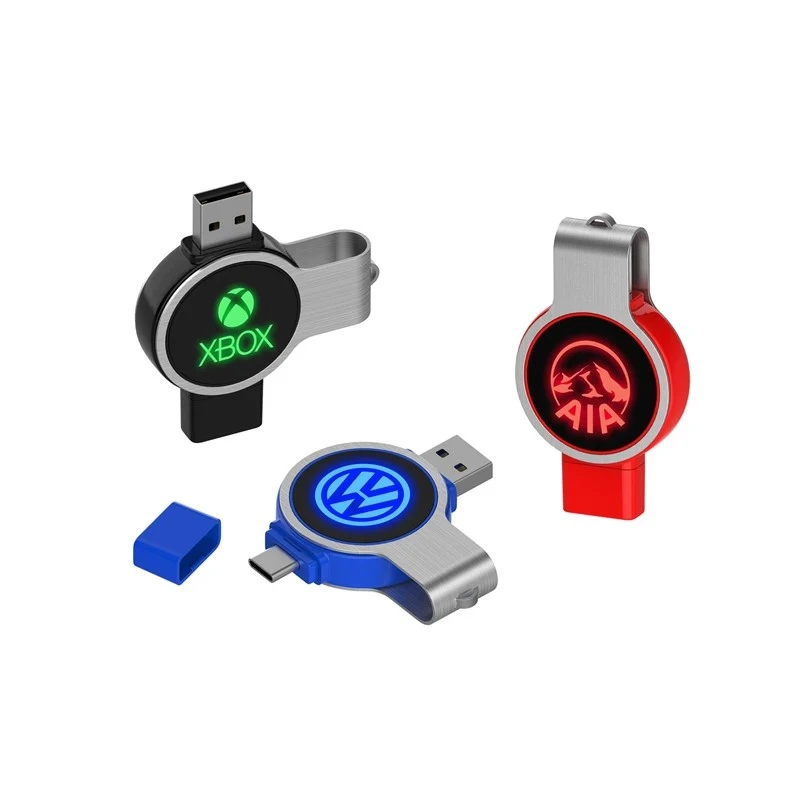 Mini unitate flash USB OTG cu interfață duală